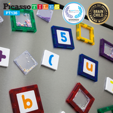 Picasso Tiles LÚXUS segulkubbar - 136 stk (66 seglar).